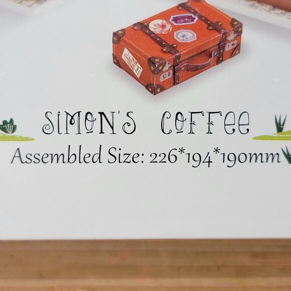 DIY Miniature House: Simon's Coffee - SEALED - Picture 3 of 6